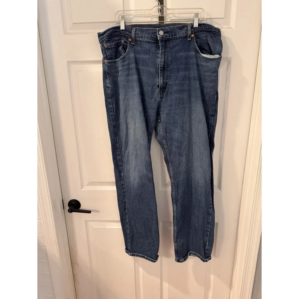Levi's 505 Men's 40x32 (38x31.5 Actual)‎ Blue Jeans Straight Leg Relaxed Fit